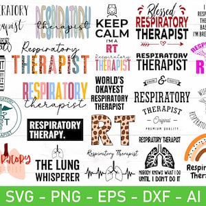 Respiratory Therapist svg, Respiratory Therapy svg, Respiratory Therapist Shirt svg, eps, dxf, ai, png, Files For Cricut