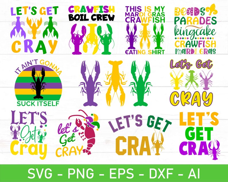 mardi gras crawfish