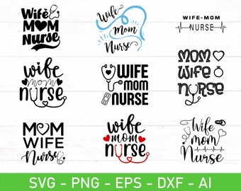 Frau Mom Krankenschwester svg, Krankenschwester Mom svg, Krankenschwester Frau svg, Krankenschwester Frau Mom svg