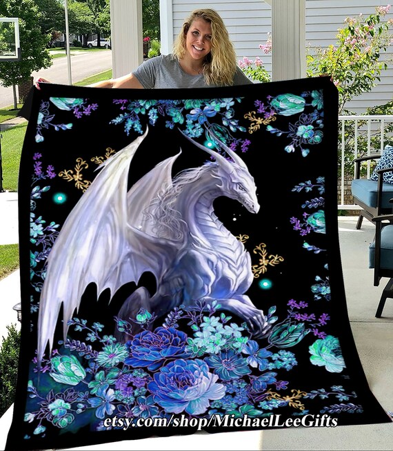 HOTD, Dancing Dragons Sherpa Blanket