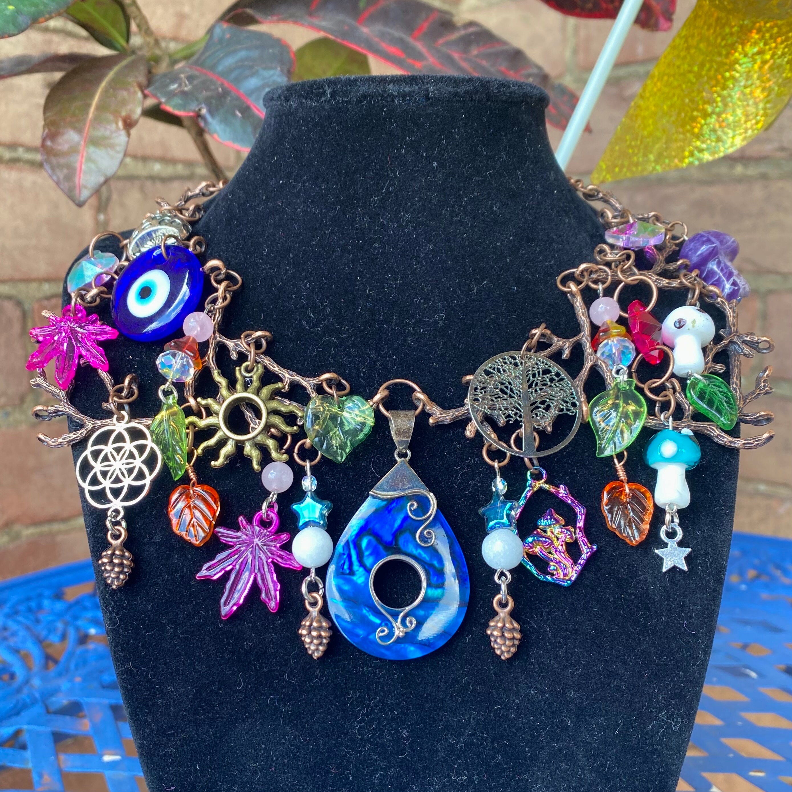Giving Tree Junk Choker Etsy