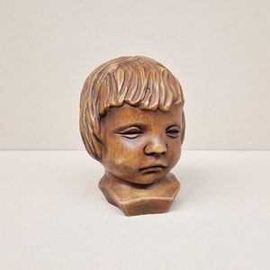 Escultor vintage de kinderhoofdje porta de Gebroeders van Paridon, 1900-1944, assinado com 241 .A.P.