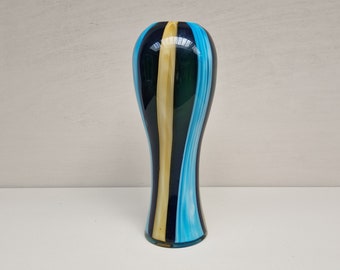 Vintage vaas van multi-kleur glas vervaardigd door Kare Design, eind 20ste eeuw