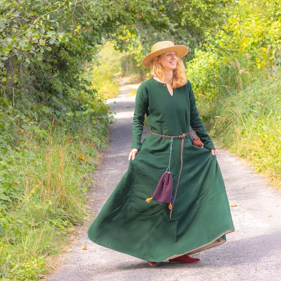 90s green dress Vintage Shamrock