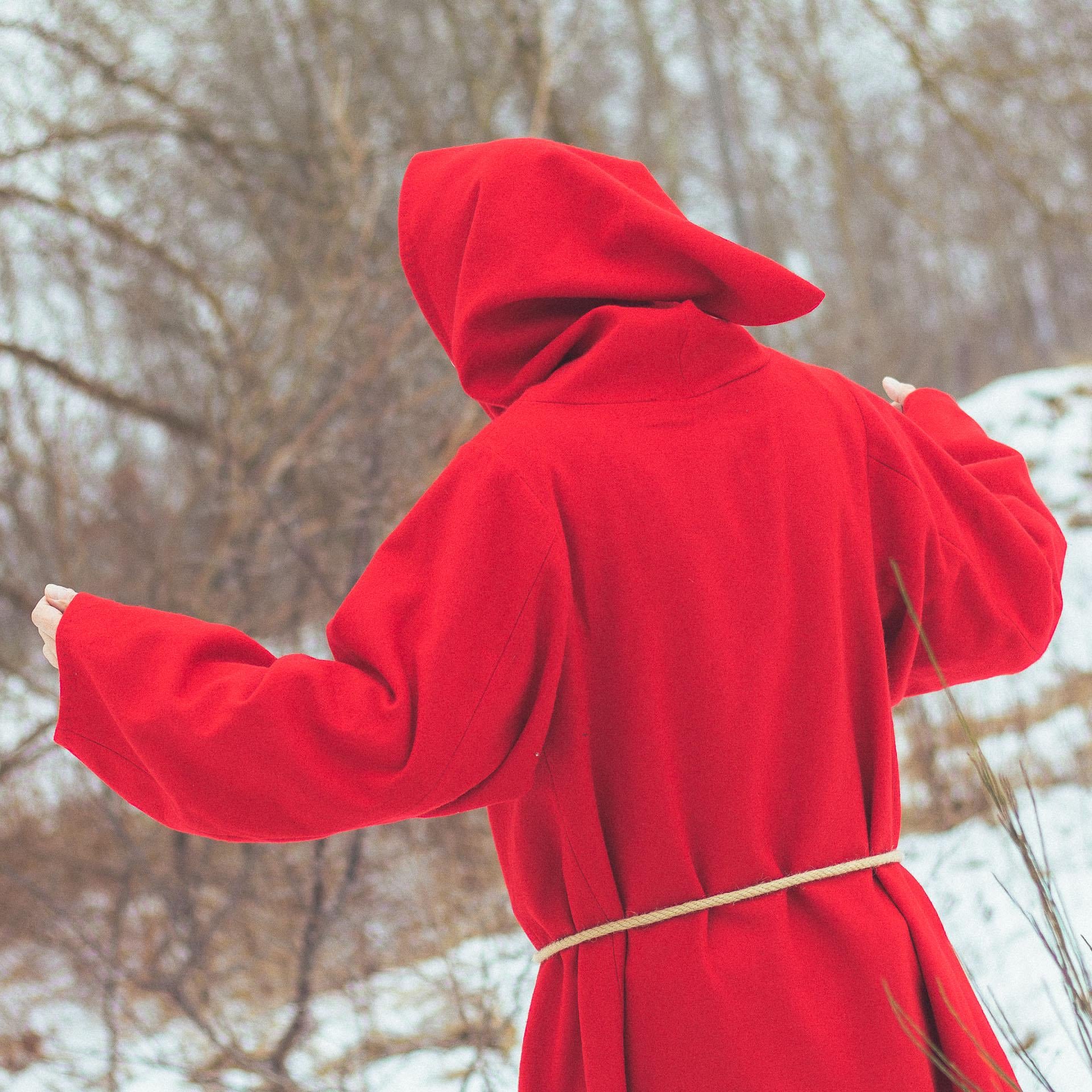 Franscican Robe Franciscan Monk’s Habit - Wool Robe - Historical Clothing - Monk’s ...