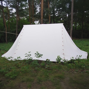 Tenda Normanda - Lona de Algodão - Tenda Medieval 6 x 4 m - Para Camping Medieval, Eventos, Feiras, Festivais