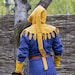 Dagged Hood With Liripipe - Woolen Medieval Hood With Cutout & Tail ...
