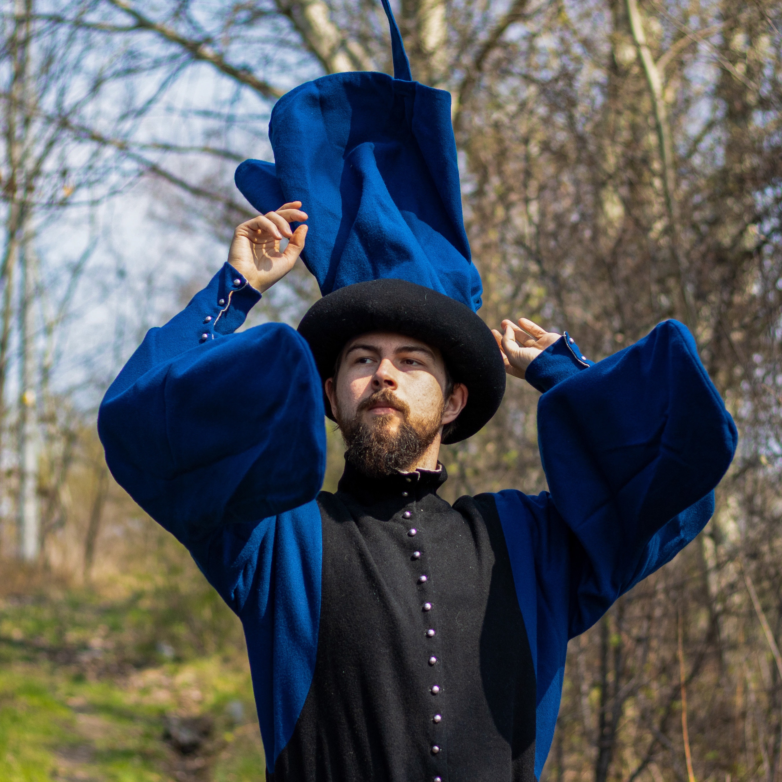 Woolen Chaperon - Medieval Hat For Men - Medieval & Renaissance