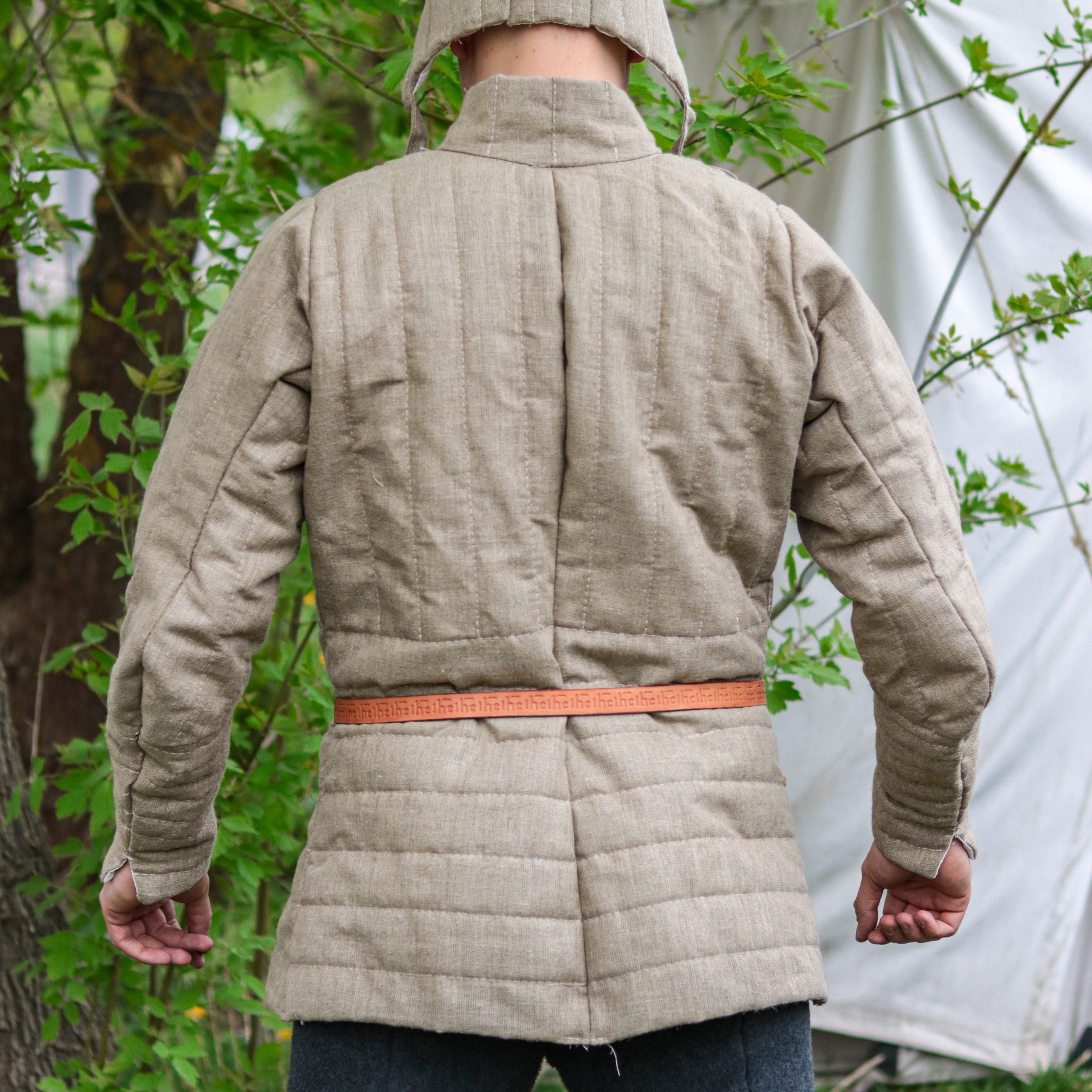 Gambeson Kostuum Aketon Wapenrusting Vest Jas Middeleeuws Viking Gambeson Kostuum Aketon Wapenrusting Vest Jas Middeleeuws Viking
