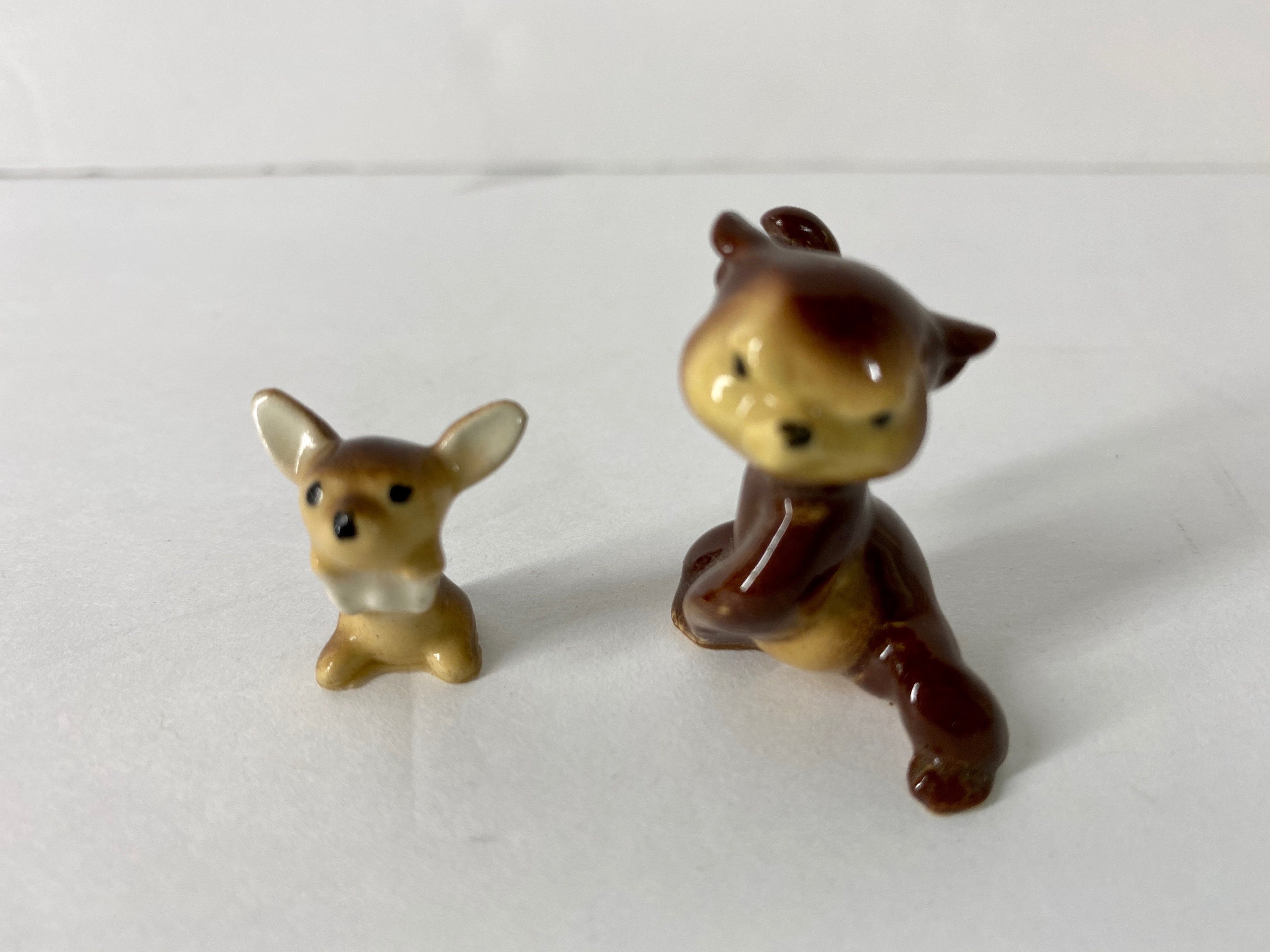 Vintage Collectable Miniature Ceramic Animals from the Etsy