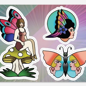 Butterfly beauties - sticker sheet - discounted preorder