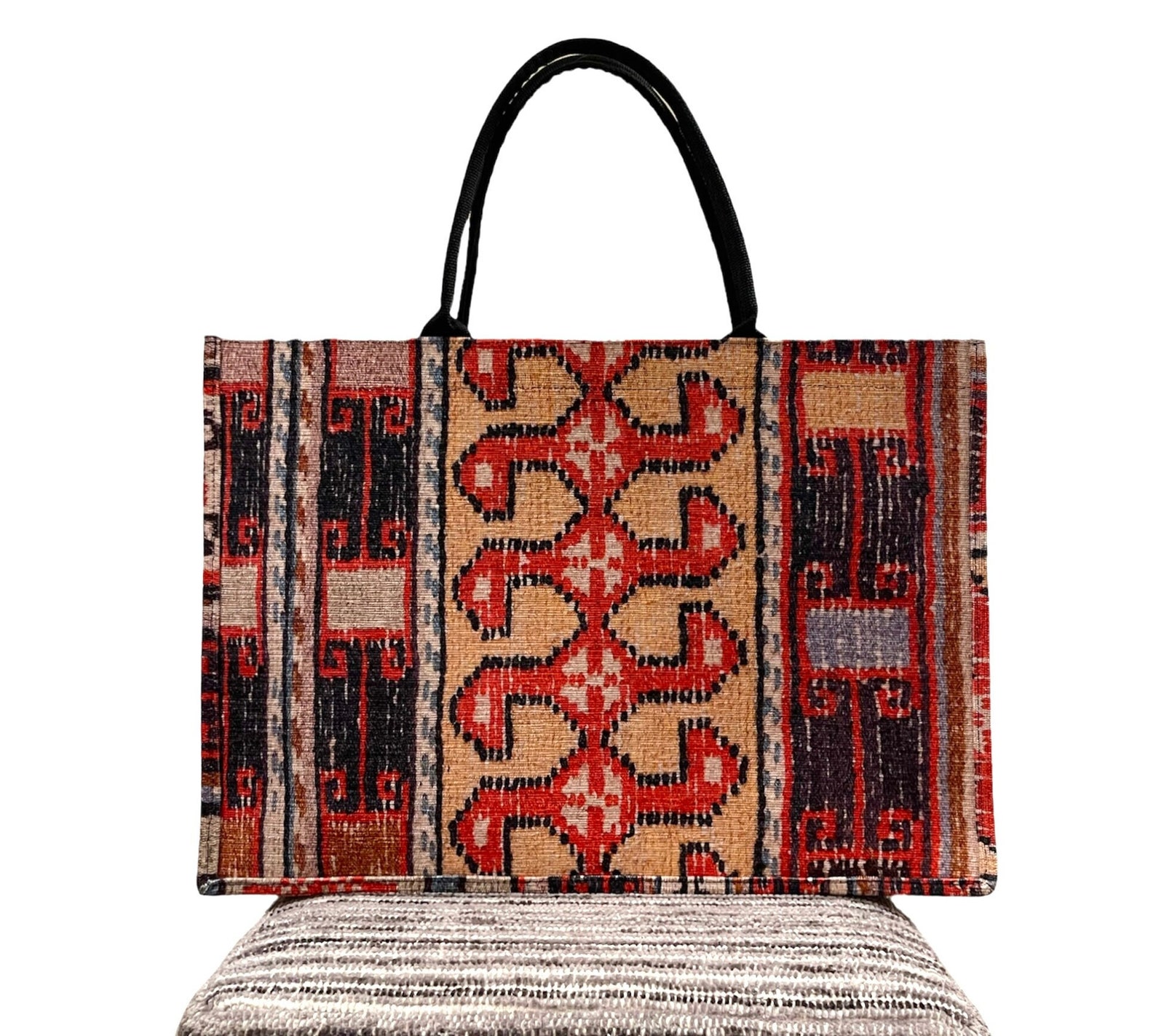Kilim Tote Bag Kilim Shopper Bag Kilim Bag Shopper Tote Etsy