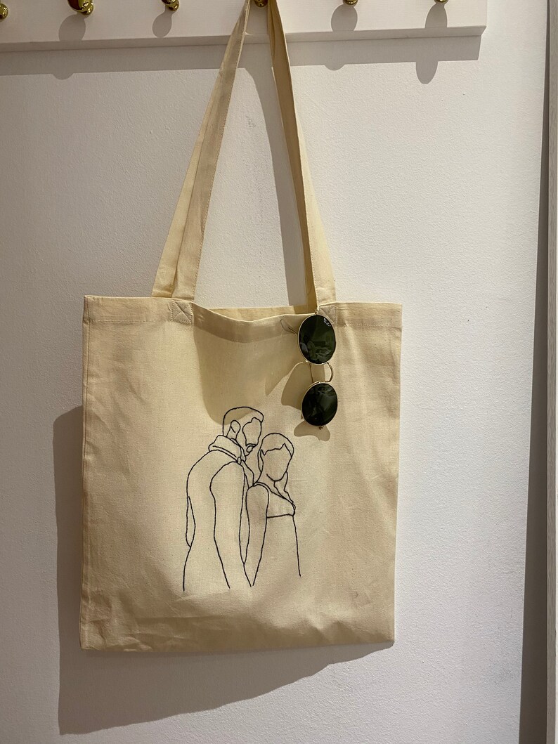 Hand-embroidered Tote Bag Bridgerton
