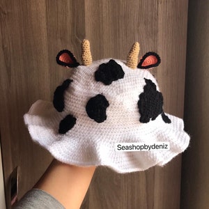 Free crochet cow hat pattern clearance