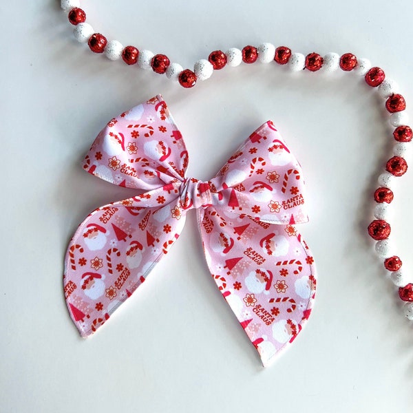Candy Cane Bow Etsy