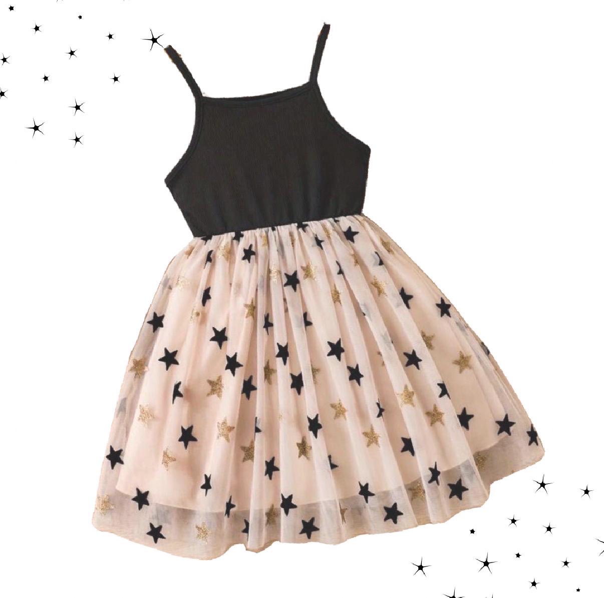Black Dress With Gold Stars - Etsy Black Dress With Gold Stars - Etsy