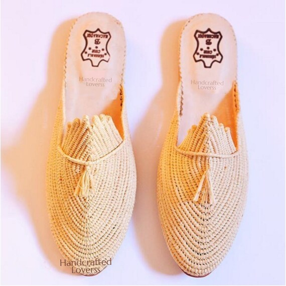 Zapatos rafia mujer sale