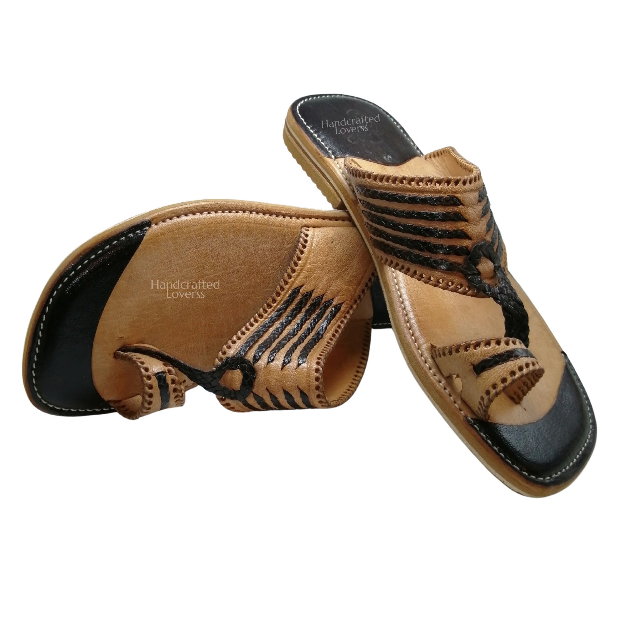 Leather Sandals for Men Sandals Handmade Sandals Moroccan - Etsy