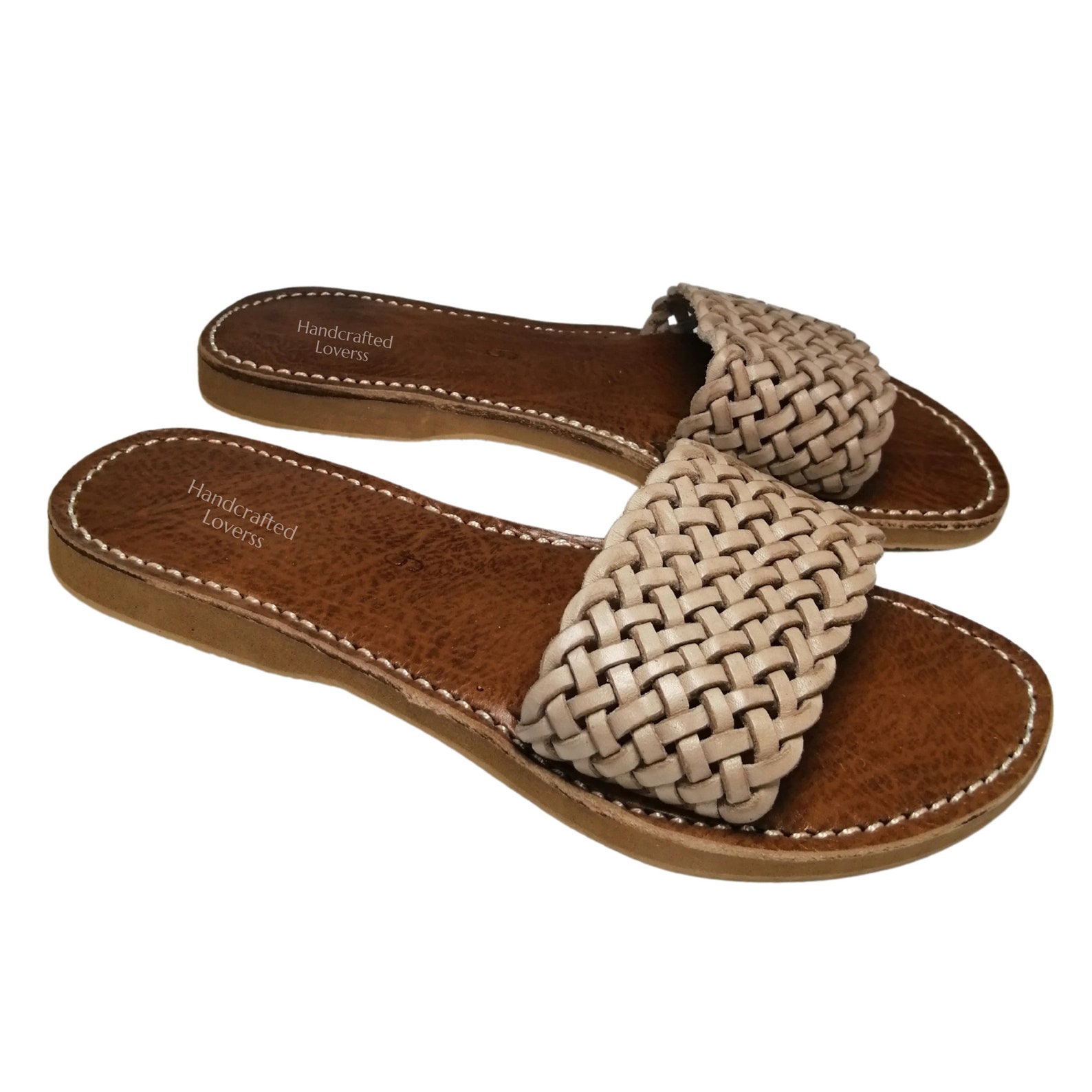 Leather Slippers for Women/woman Slipper/handmade Etsy