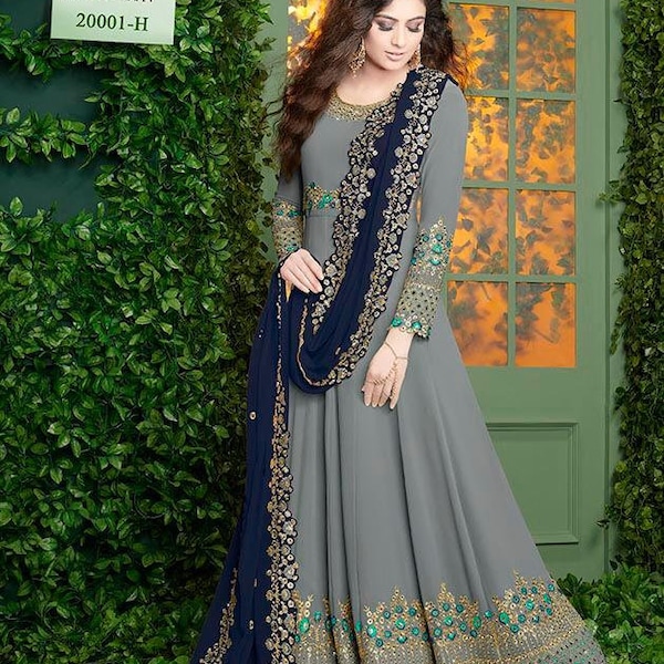 Bridal Wear Salwar Kameez, Indian wedding Designer Suit, Pakistani Anarkali Gown, Party Wear Dress, Embroidered Suits, Stitched Salwar Suit
