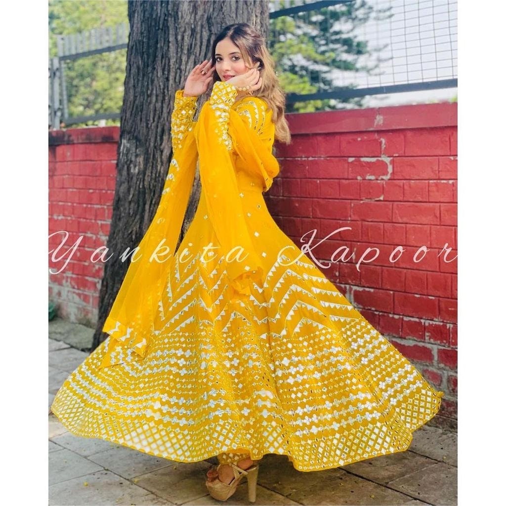 Indian wedding dress sawar kameez ethnic pakistani designer anarkali