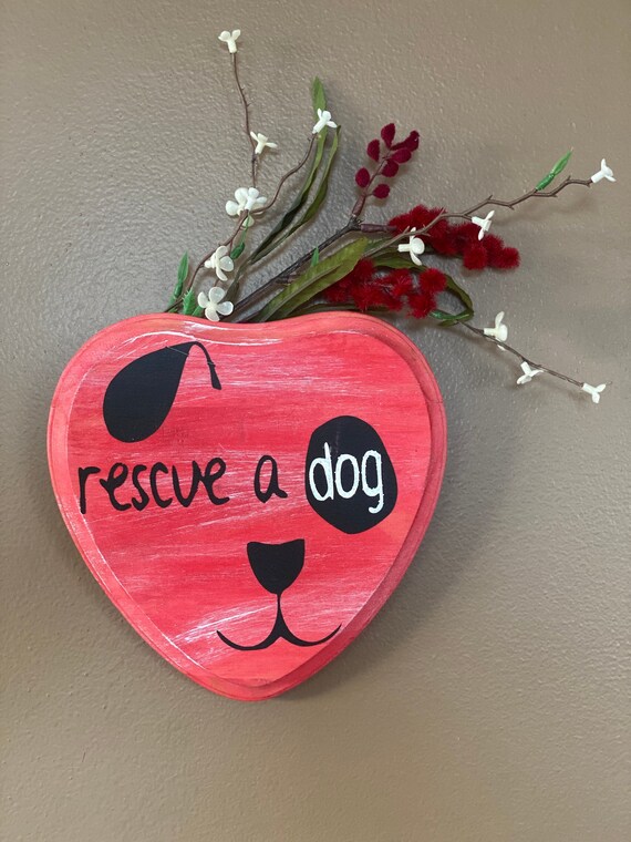 Rescue a dog wall decor