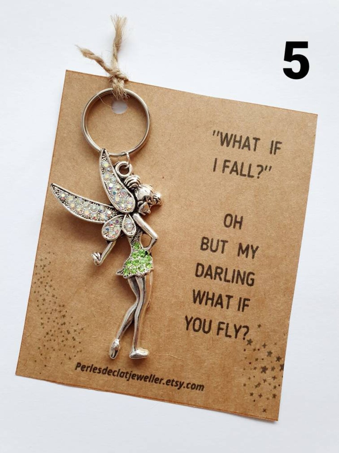 Tinkerbell Keychain Fairy Keychain Fairy Charm Fairy Etsy