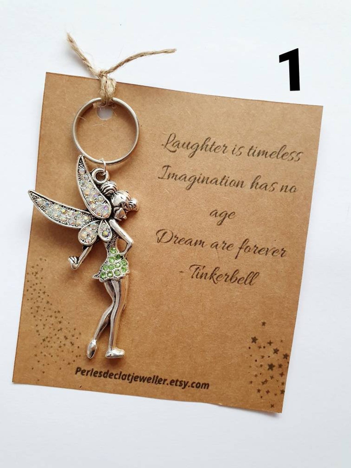 Tinkerbell Keychain Fairy Keychain Fairy Charm Fairy Etsy