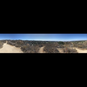 Panoramic Digital 0114 - San Fernando Valley sunset hiking 7/1/18