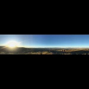 Panoramic Digital 0004 - San Fernando Valley sunset trail 1/18/21