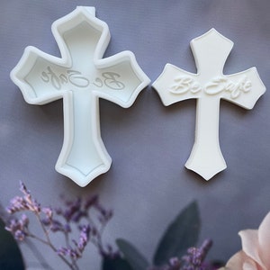 Cross Silicone mold for Resin, Concrete, Polymer Clay creation, Fimo mold, Jewelry mold, Craft Supplies tools, Car Freshie mold, Clay Active