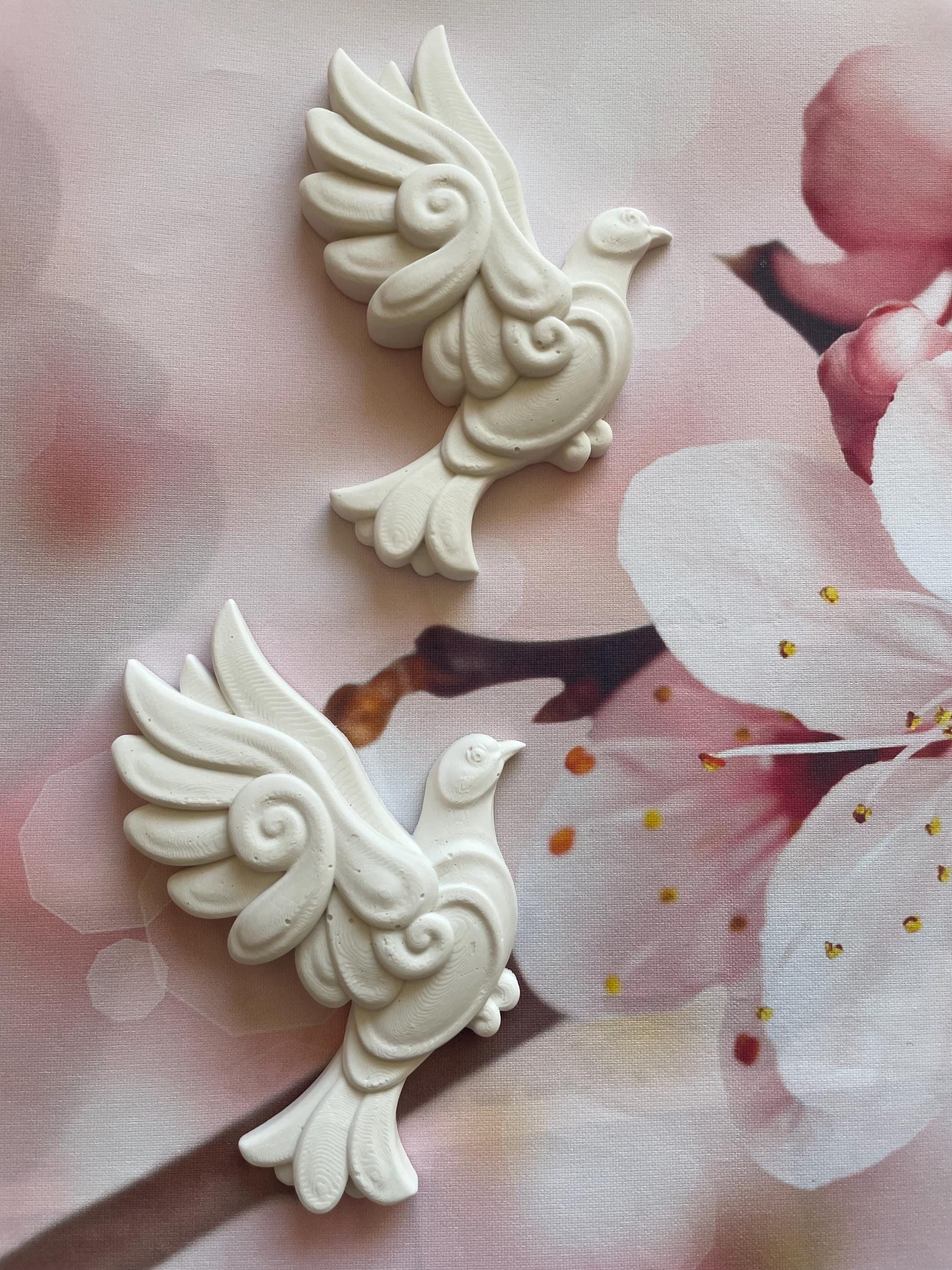 Stampi In Silicone A Forma Di Colomba Per Cioccolatini E Decorazioni Torte | Set Di 1 Stampo Per Fondente Fai Da Te - 2