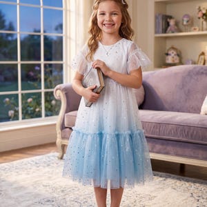 blue dresses for 8 year olds Navy Floral Sweetheart Neck Midi Dress & Reviews - Navy - Dresses main image 1
