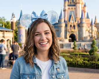 Tiaras de orelhas de rato em resina