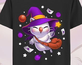 Witch Moogle Final Fantasy t-shirt - Kupo shirt - Cute and spooky Final fantasy IX - FFXIV - FFVII remake tee