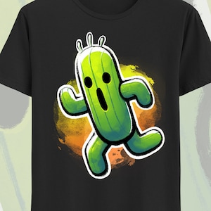 Final Fantasy Cactuar t-shirt - Final fantasy VII remake - Cute FF tee