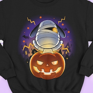 Spooky Animal Crossing Sweater or Hoodie - Lucky halloween season - Tom Nook - Isabelle - Raymond - Marshall - Flick - Daisy mae - Blathers