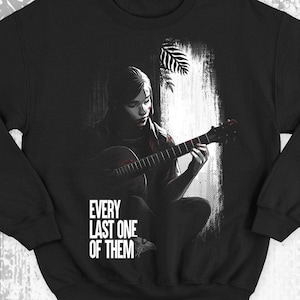 The Last of us Ellie Tattoo Crewneck Sweatshirt by MedNice