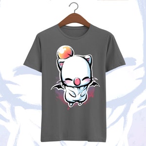 Moogle Final Fantasy t-shirt Kupo shirt Cute Final fantasy VII remake tee image 3