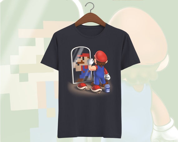 Buy Mario Gym T shirt Mario Bros Shirt Mario 64 Pixel Retro Online