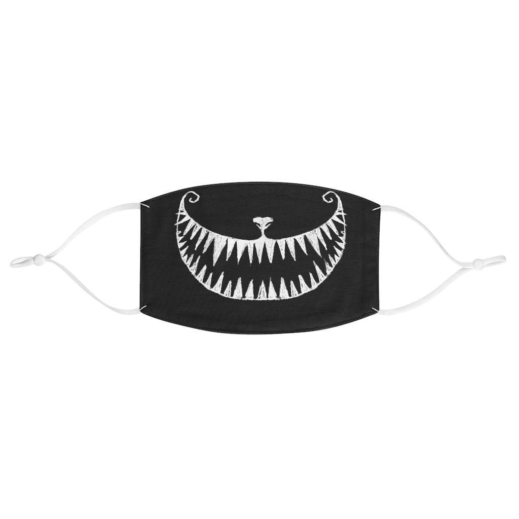 Cheshire Cat Fabric Face Mask Wonderland Creepy Cat Mouth Etsy UK