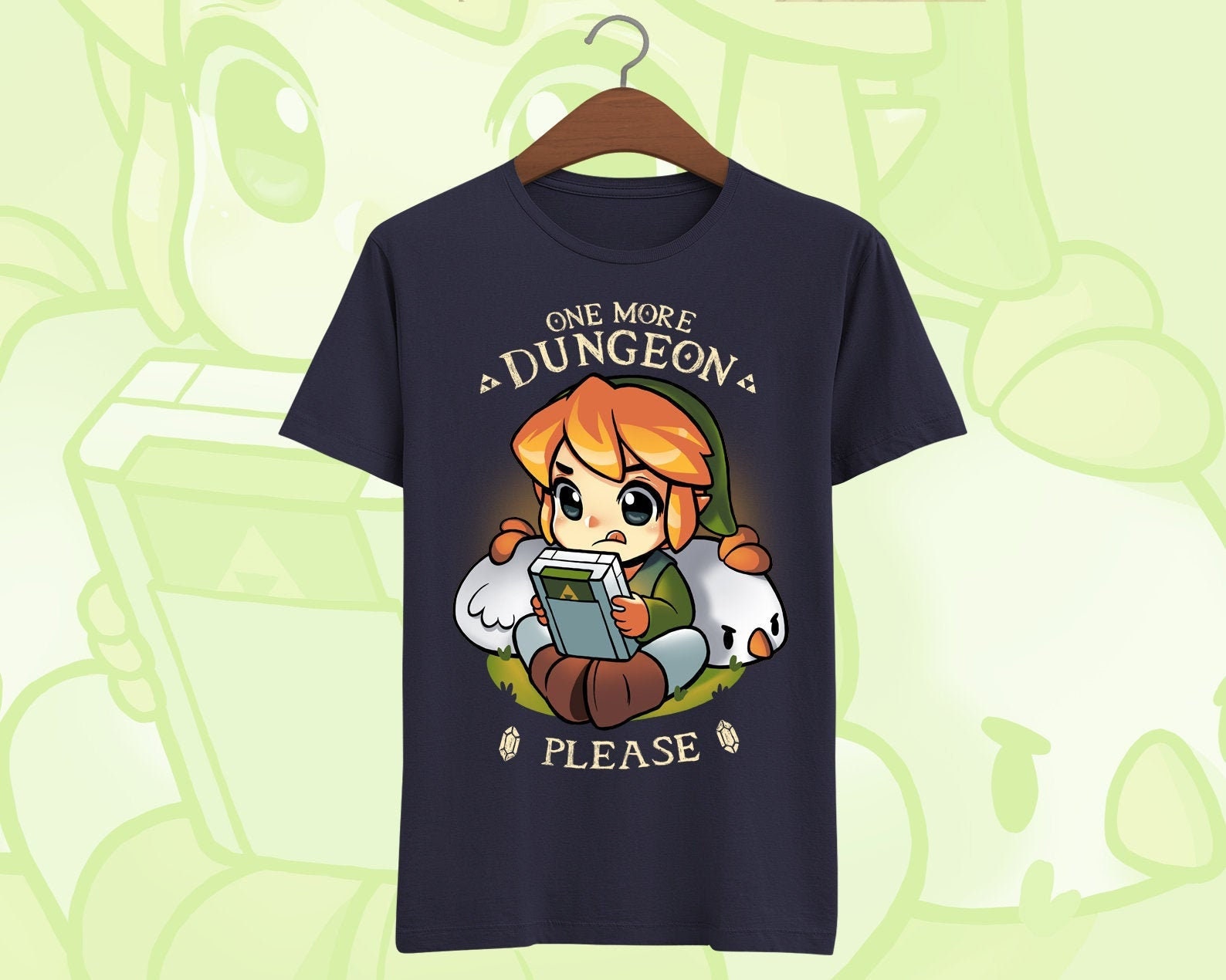 Sportman voorspelling Handvol One More Dungeon Link T-shirt Legend of Zelda Shirt Chibi - Etsy