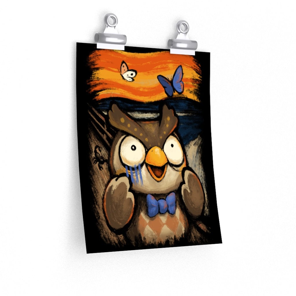 Blathers Poster Animal Crossing Art Print Artistic Island | Etsy