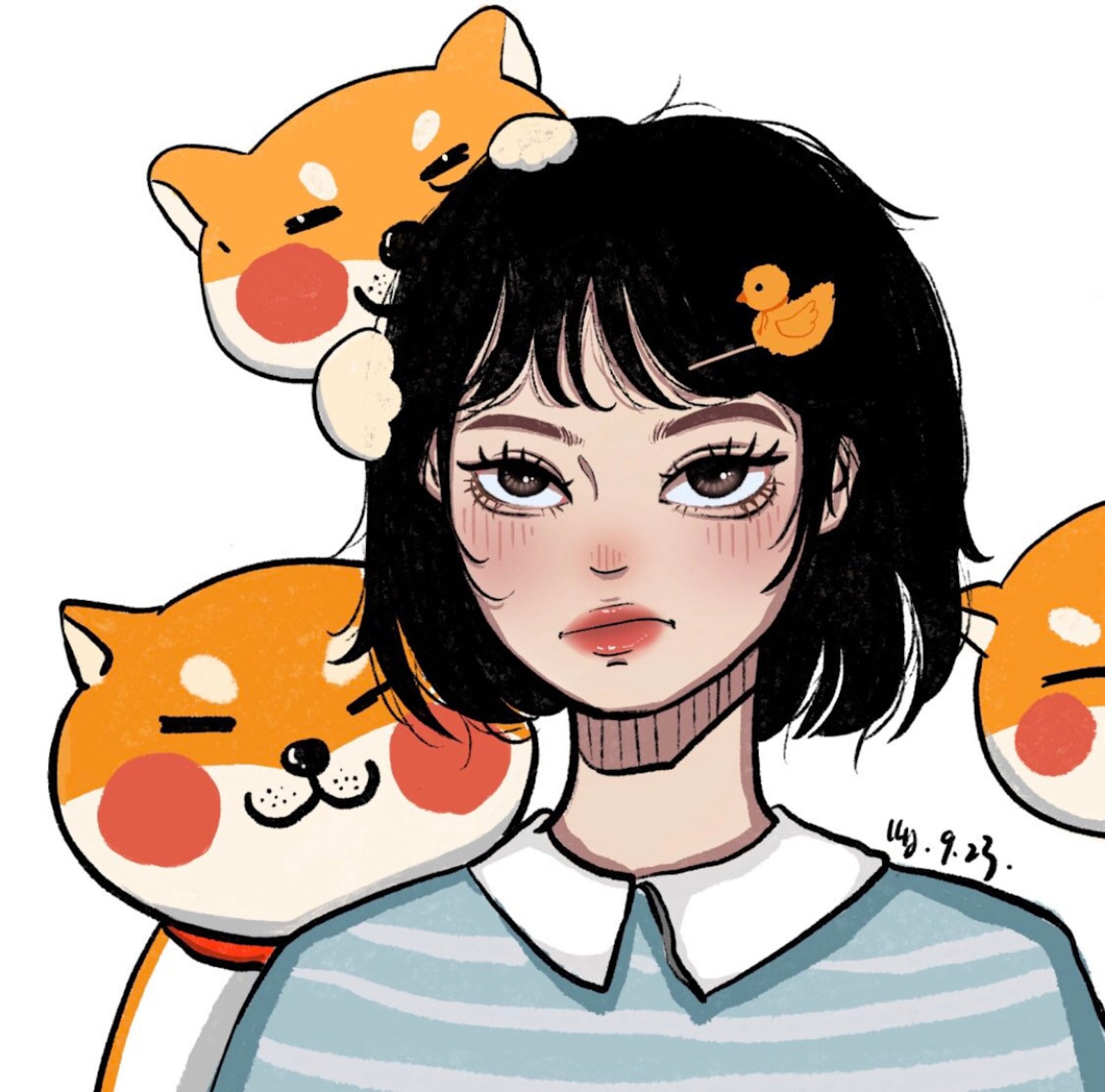 Custom Profile Picture/korean Style/avatar/digital - Etsy