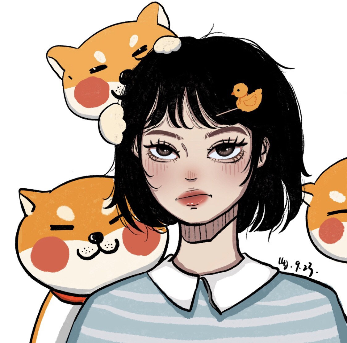 Custom Profile Picture/korean Style/avatar/digital - Etsy