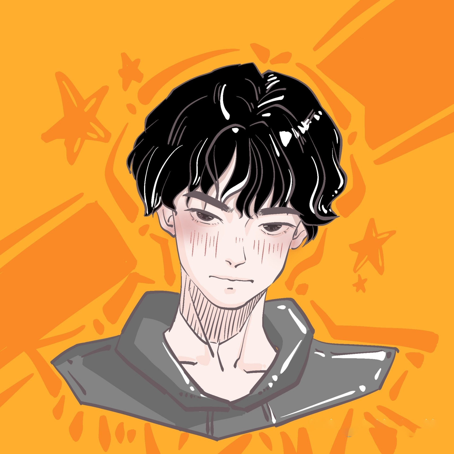 Custom Profile Picture/Korean Style/Avatar/Digital | Etsy