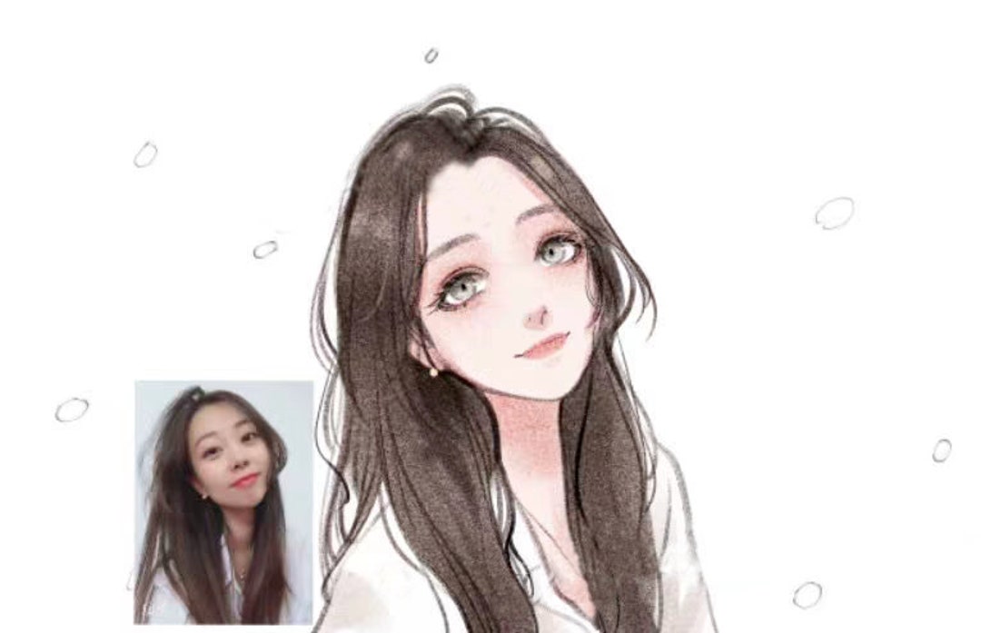 Custom Profile Picture/korean Style/avatar/digital Photo/cartoon ...