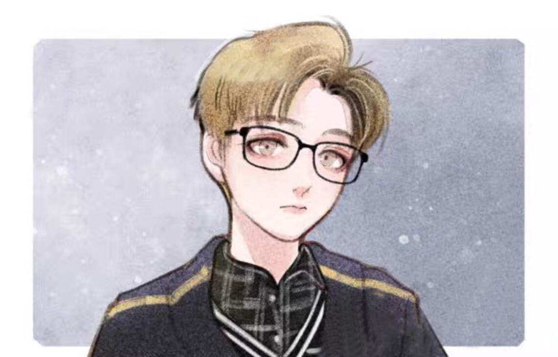 Custom Profile Picture/Korean Style/Avatar/Digital | Etsy