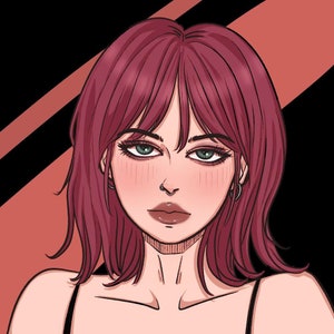 Custom Profile Picture/korean Style/avatar/digital Photo/cartoon ...