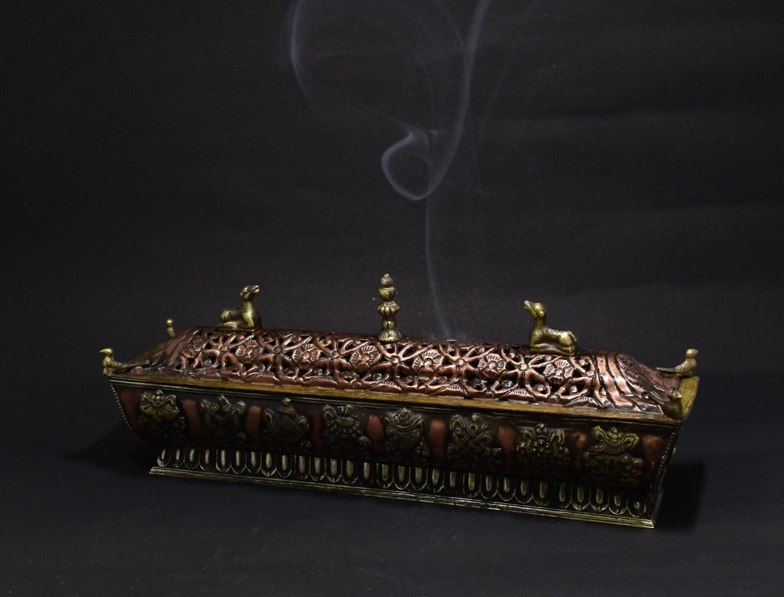 Incense Burner Offering at Altar Copper Incense Burner Etsy